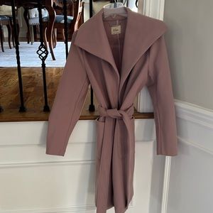 Blush women’s wrap coat